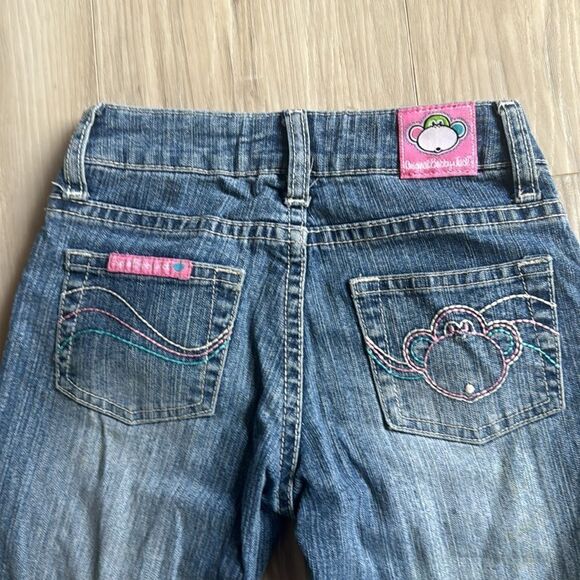 Y2K Original Bobby Jack Jeans, Painted Size 4T, Flare, Bootcut - Picture 6 of 7